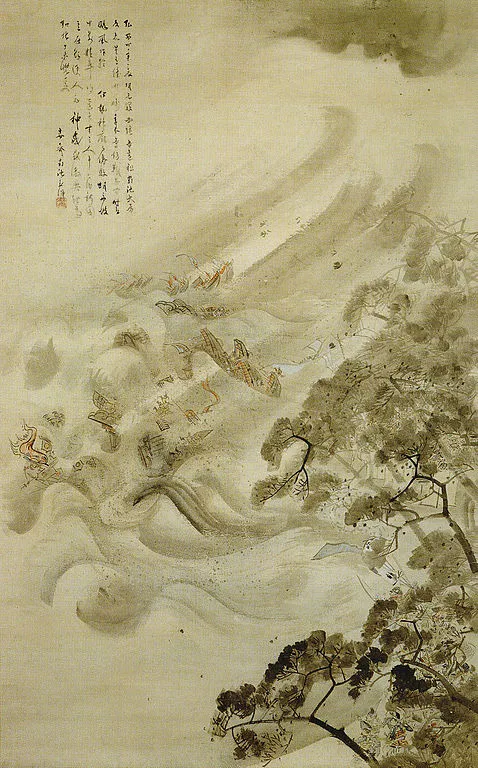 The kamikaze winds take on the Mongolians in 1281